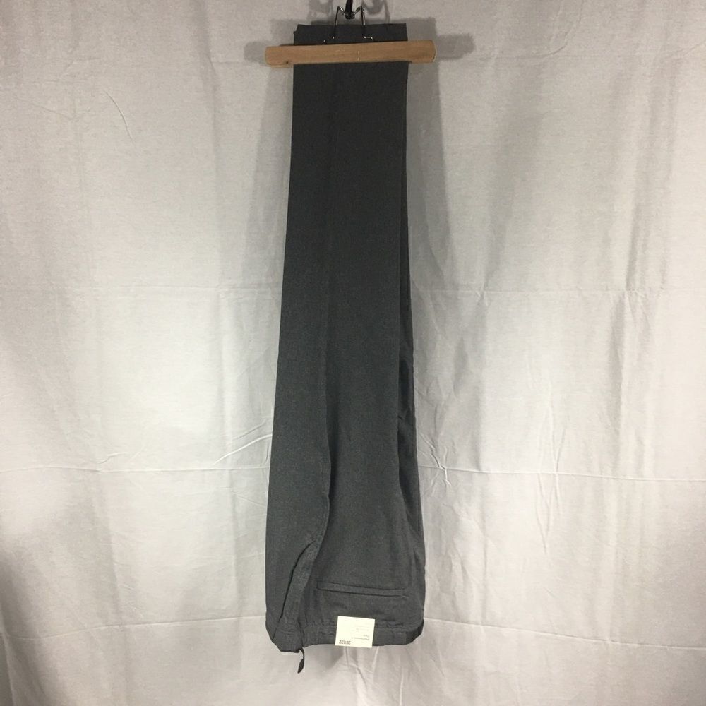 NWT gray 38x32L size XL Goodfellows pants zipper pockets elastic waistba…